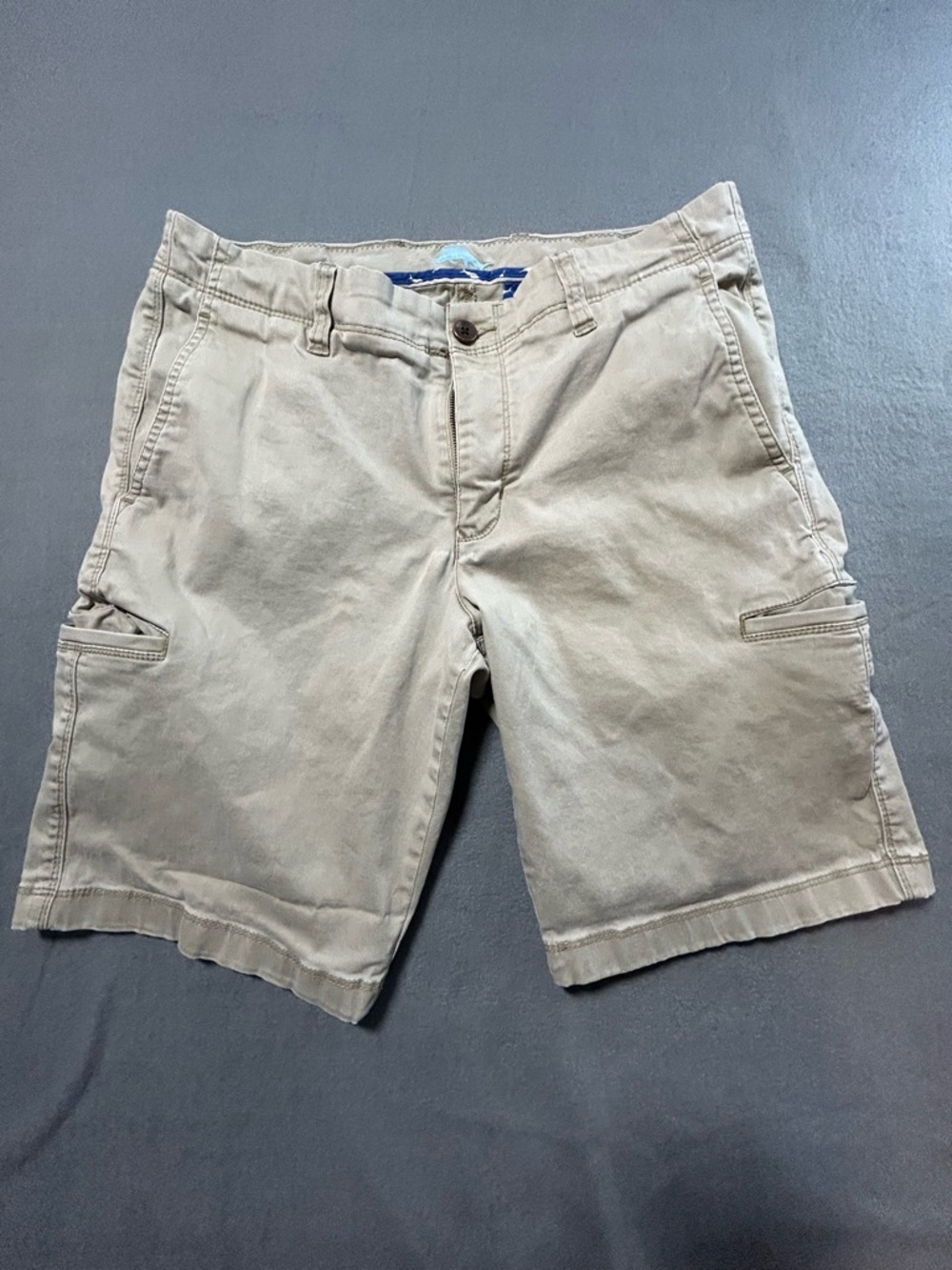 Tommy Bahama Beige Cargo Shorts